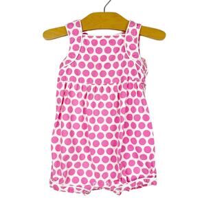 Gymboree Pink Dot Romper Size 12-18 Months